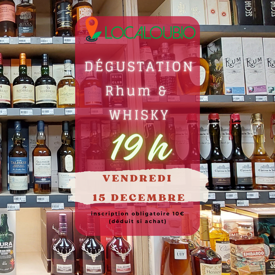 Dégustation Caminottes/whisky erreur